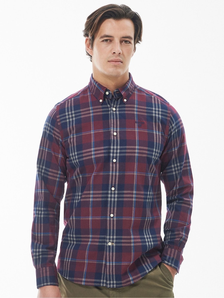 Barbour® Red Edgar TF 100% Cotton Shirt - Image 1 of 5