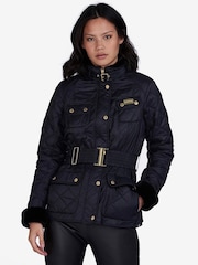 Barbour® International Moder Pquilt Black Jacket - Image 1 of 3