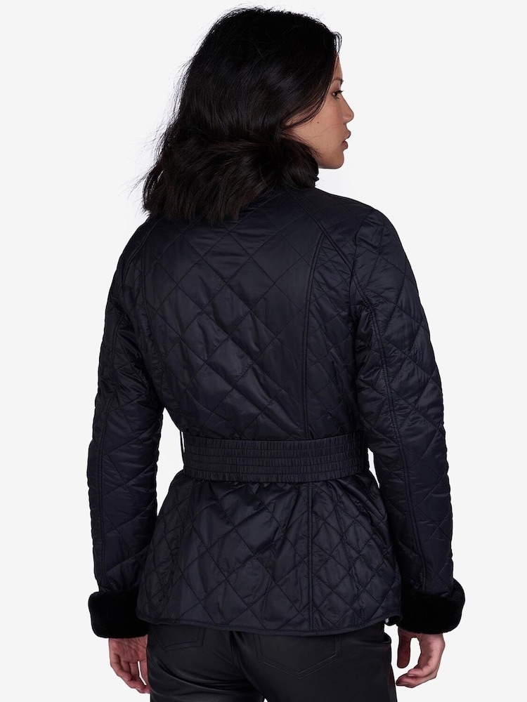 Barbour® International Moder Pquilt Black Jacket - Image 3 of 3