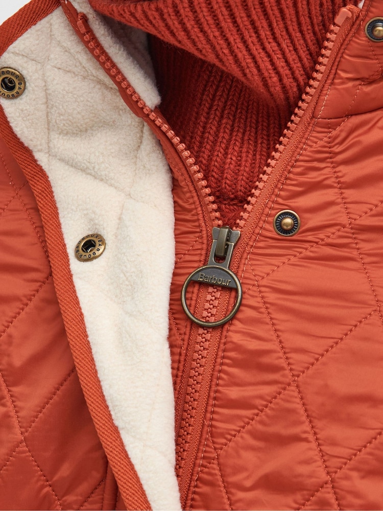 Barbour® Orange Cavalry polarquilt Jacket - Image 6 of 6