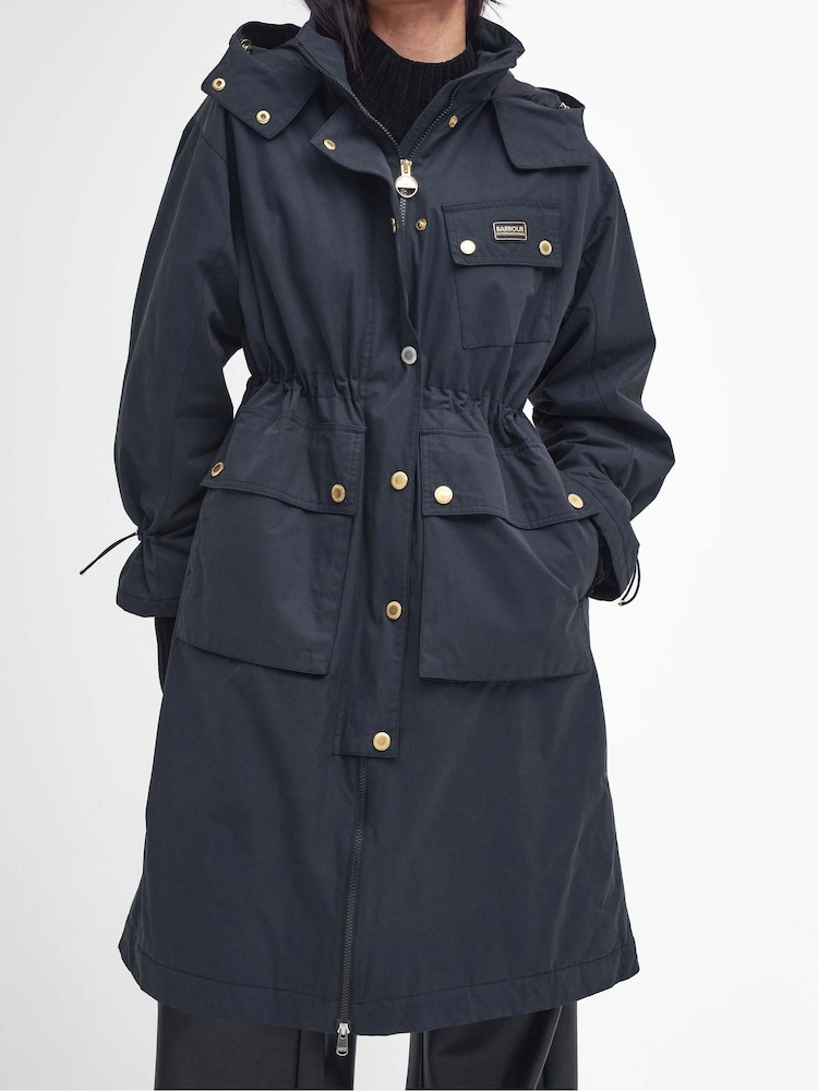 Barbour® International Roberta Sproof Black Jacket - Image 6 of 6