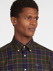 Barbour® Green Wetheram TF 100% Cotton Shirt - Image 4 of 6
