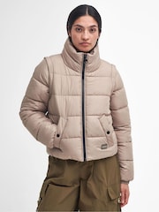 Barbour® International Webber Puffer Brown Jacket - Image 1 of 6