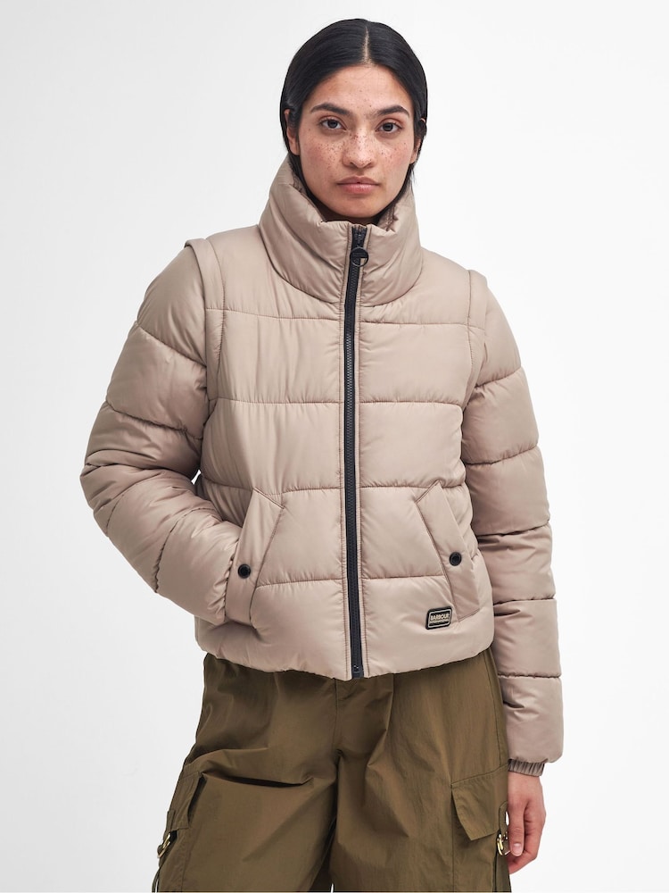 Barbour® International Webber Puffer Brown Jacket - Image 1 of 6