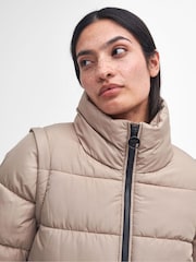 Barbour® International Webber Puffer Brown Jacket - Image 4 of 6