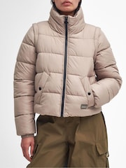 Barbour® International Webber Puffer Brown Jacket - Image 5 of 6