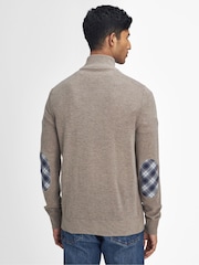 Barbour® Cream Marlow Quarter Zip Jumper - Image 2 of 6