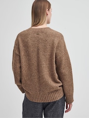 Barbour Brown Lavensdale Crew Jumper - Image 2 of 6