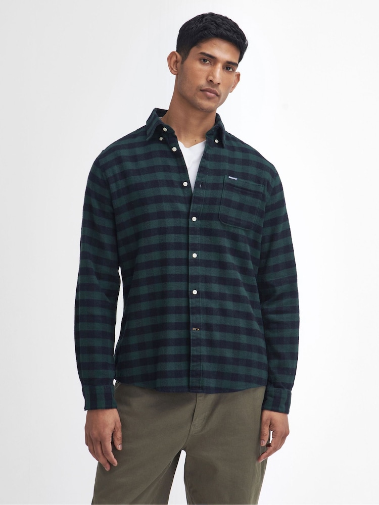 Barbour® Green Endfield TF 100% Cotton Shirt - Image 1 of 6