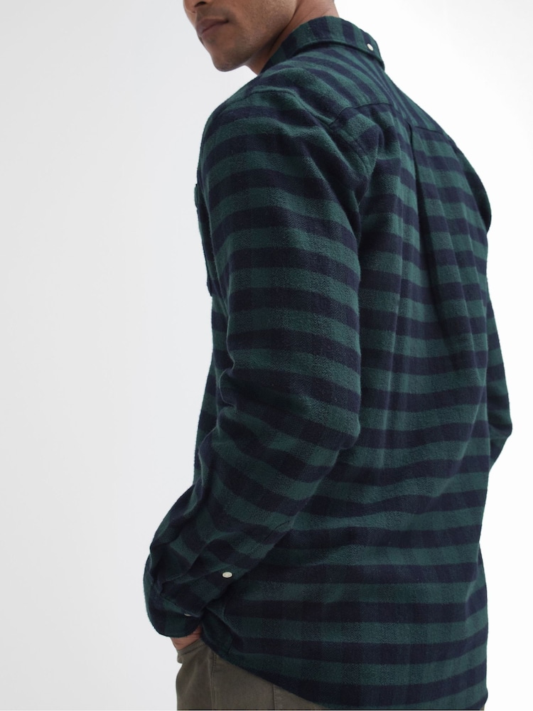 Barbour® Green Endfield TF 100% Cotton Shirt - Image 6 of 6