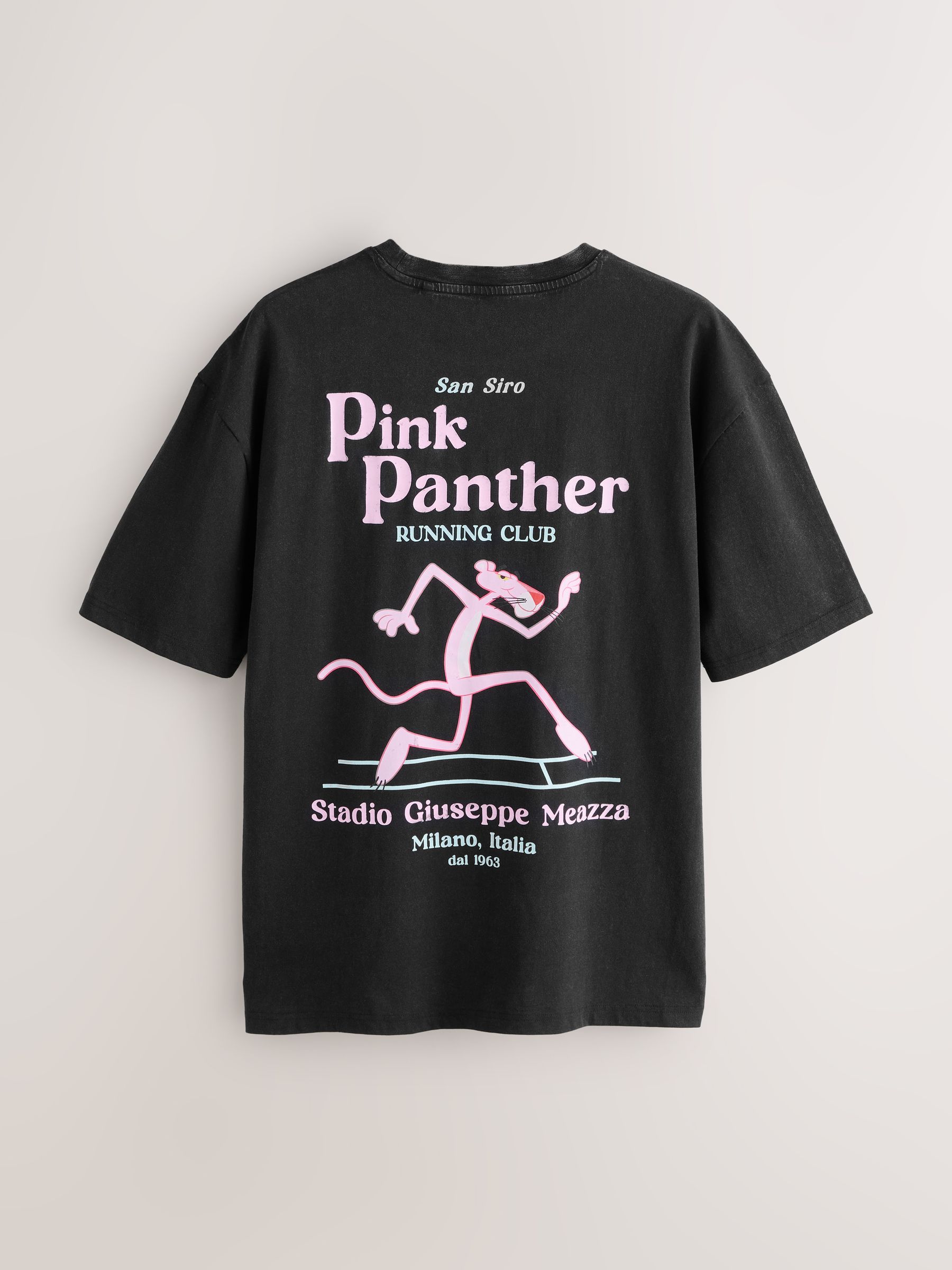 Buy Black Pink Panther Licence Graphic Print T-Shirt from Next USA