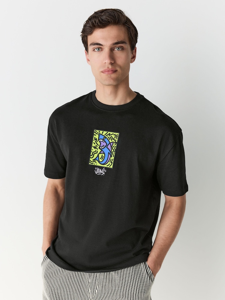 Black Jaws Licence Graphic 100% Cotton T-Shirt - Image 1 of 7