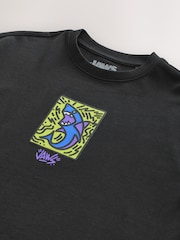 Black Jaws Licence Graphic 100% Cotton T-Shirt - Image 7 of 7