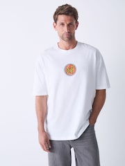 White Homer Simpson Licence 100% Cotton Graphic T-Shirt - Image 3 of 6