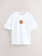 White Homer Simpson Licence 100% Cotton Graphic T-Shirt - Image 5 of 6