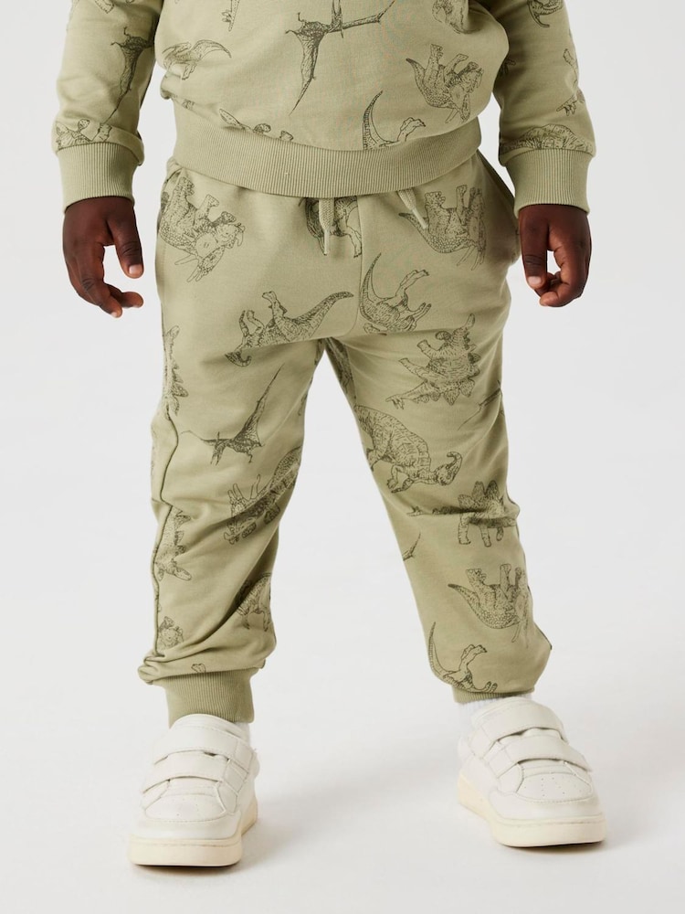 Name It Green Dinosaur Graphic Printed Joggers - Image 2 of 5