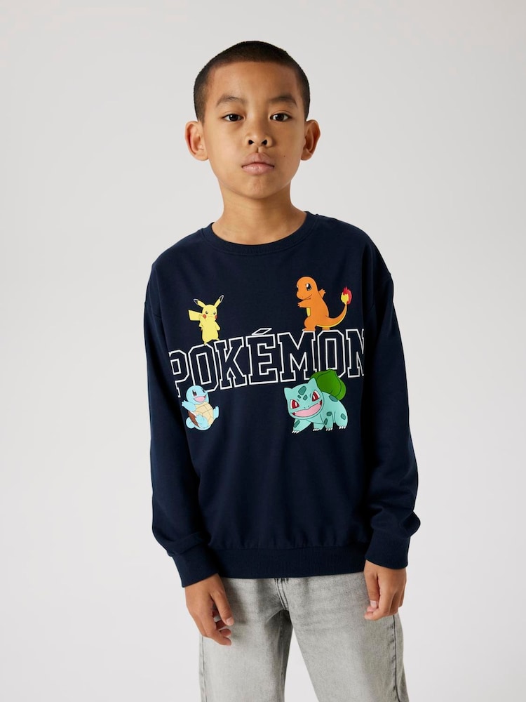 Name It Blue Pokemon Graphic Sweatshirt - Image 1 of 1