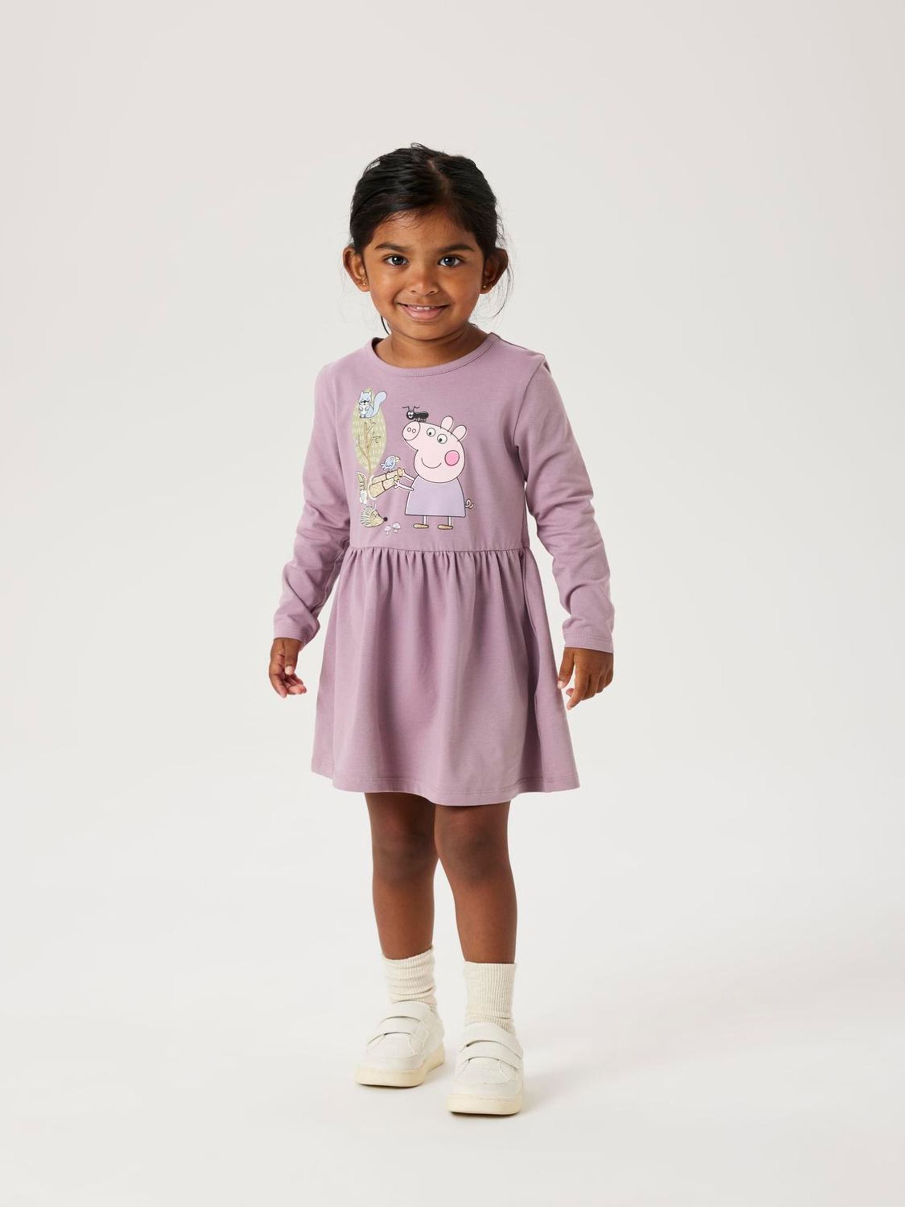 新作揃え Printed Pig Peppa Purple It Name Buy Jersey USA Next from Dress トップス