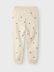 Name It Cream Heart Printed 100% Cotton Joggers - Image 5 of 5
