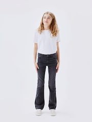 Name It Grey Girls Flare Jeans With Adjustable Waist - Image 1 of 1