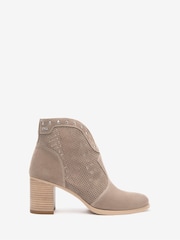 NeroGiardini Beige Leather Boots - Image 2 of 6
