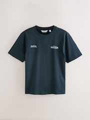 Blue/Green/Neutral Stone Regular Fit Graphic T-Shirts 3 Pack - Image 14 of 16