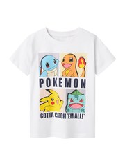 Name It White 100% Cotton Pokemon Graphic T-Shirt - Image 2 of 4