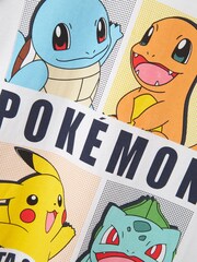Name It White 100% Cotton Pokemon Graphic T-Shirt - Image 4 of 4