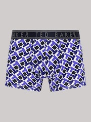 Ted Baker Blue Cotton Trunk 3 Pack - Image 2 of 10