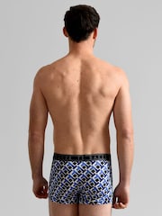 Ted Baker Blue Cotton Trunk 3 Pack - Image 6 of 10