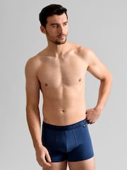 Ted Baker Blue Cotton Trunk 3 Pack - Image 7 of 10