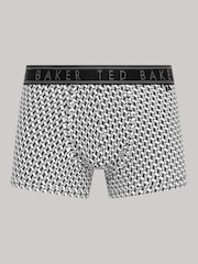 Ted Baker Grey Cotton Trunk 3 Pack - Image 2 of 10