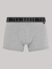 Ted Baker Grey Cotton Trunk 3 Pack - Image 9 of 9