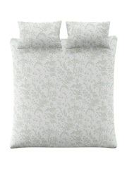 Laura Ashley Sage 100% Cotton Lloyd Duvet Cover and Pillowcase Set - Image 6 of 8