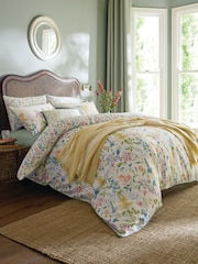 Laura Ashley Multi 100% Cotton Elston Garden Duvet Cover and Pillowcase Set - Image 1 of 6