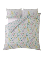 Laura Ashley Multi 100% Cotton Elston Garden Duvet Cover and Pillowcase Set - Image 4 of 6