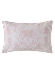 Laura Ashley Set of 2 Blush 100% Cotton Tuileries Pillowcases - Image 2 of 3