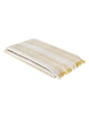 Laura Ashley Ochre Ardley Throw - Image 2 of 4