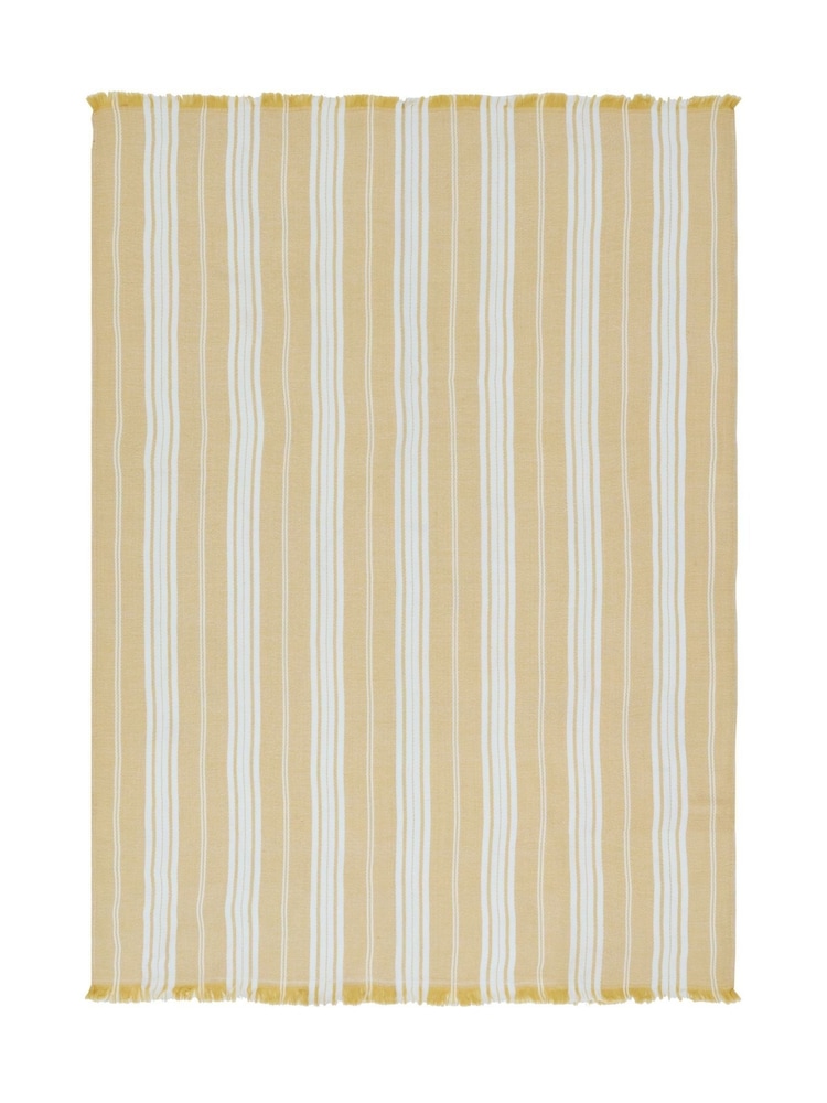 Laura Ashley Ochre Ardley Throw - Image 4 of 4