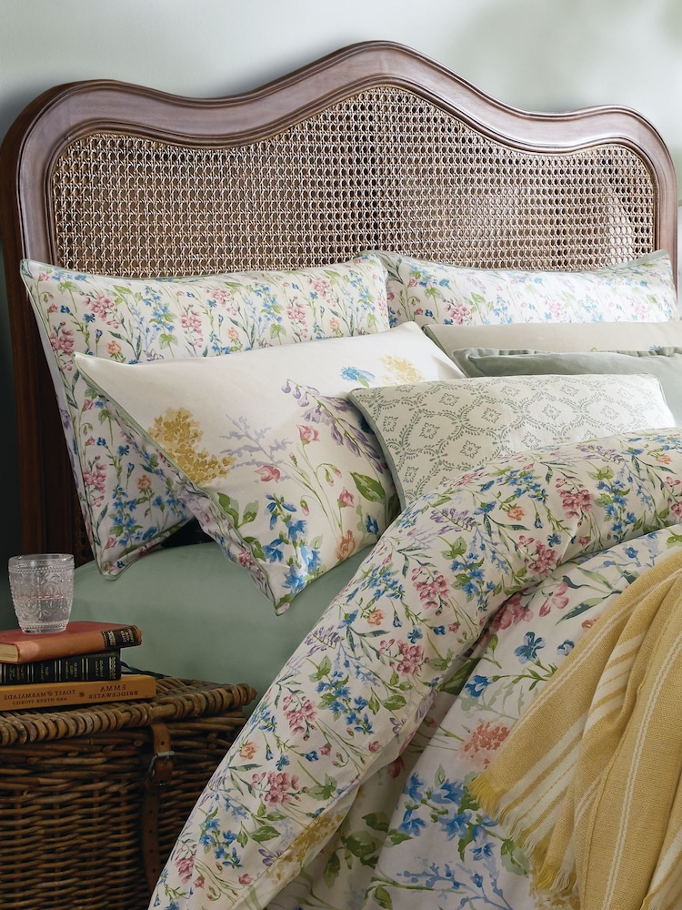 Laura Ashley Multi 100% Cotton Elston Garden Pillowcases - Image 1 of 4