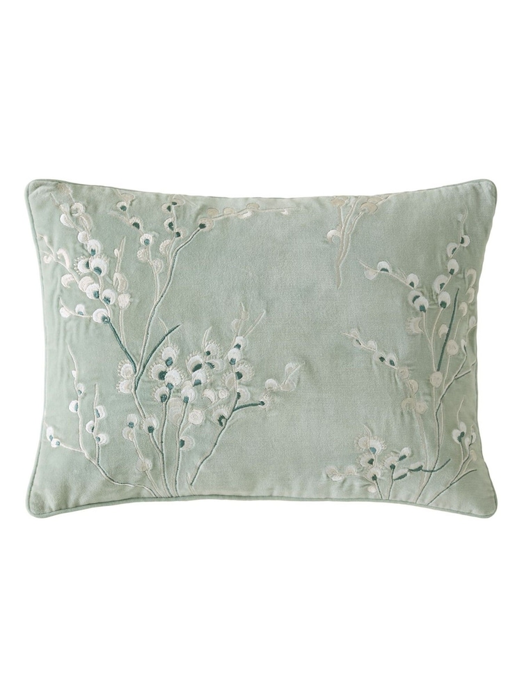 Подушка из 100% хлопка с вышивкой Laura Ashley - Изображение 4 из 4