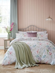 Laura Ashley 100% Cotton Aulden Flowers Duvet Cover and Pillowcase Set - Изображение 1 из 8