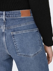 ONLY Blue Wide Leg High Waisted Jeans With Super Stretch - Image 5 of 7