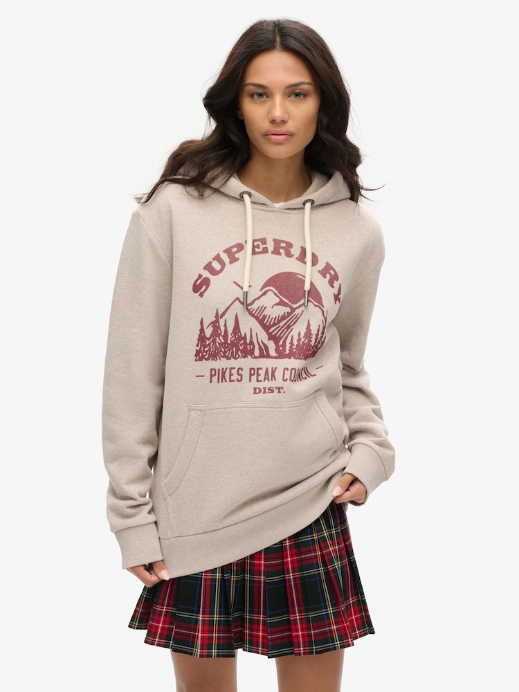 Superdry Oversized Outdoor Graphic Hoodie - Imagen 1 de 6