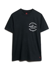 Superdry Oversized Copper Label Chest Graphic 100% Cotton T-Shirt - Bild 5 von 5