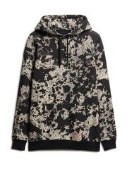 Superdry Black Oversized Utility Camo Logo Hoodie - Image 5 of 6