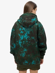 Superdry Green Oversized Utility Camo Logo Hoodie - Image 2 of 6