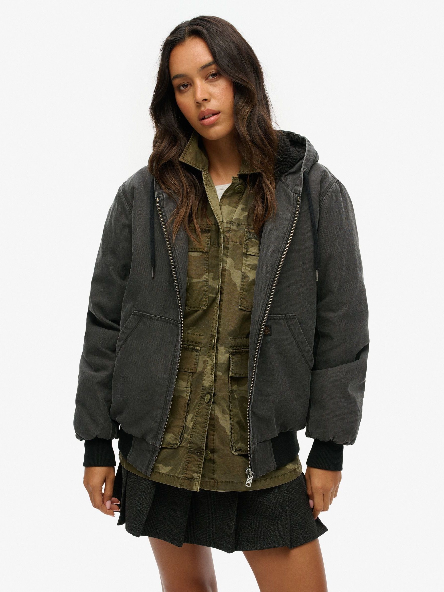 Workwear hooded jacket hot sale