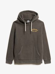 Superdry Black Oversized Tattoo Back Graphic Hoodie - Image 5 of 6
