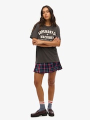 Superdry Black Oversized Machined Goods Workwear T-Shirt - Image 3 of 3